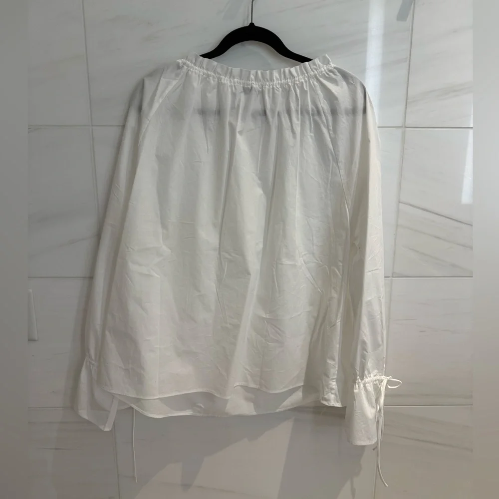 De Rococo Ruffled Poplin Blouse - Picture 3 of 5